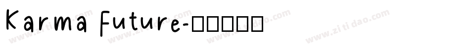 Karma Future字体转换